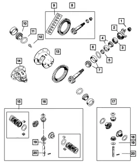 04740834 MOPAR Differential