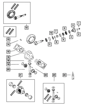 05017219AA MOPAR Differential Bearing Shim