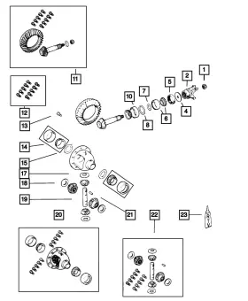 05066053AA MOPAR Drive Pinion Seal Liberty