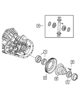05083803AA MOPAR Differential Gear