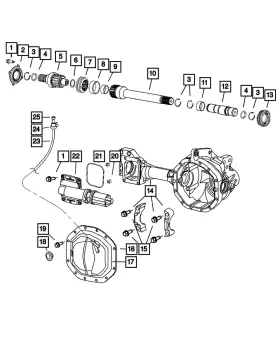 05179614AA MOPAR Gasket Mounting 1500