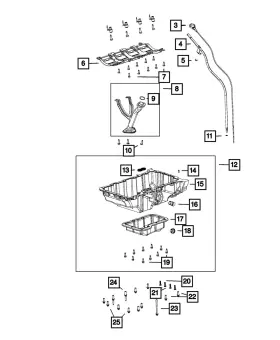 06512472AA MOPAR Double Ended Stud