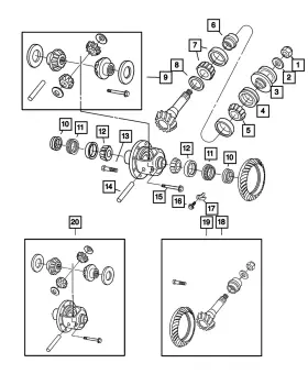 5175277AA MOPAR Ring Gear Bolt 2500