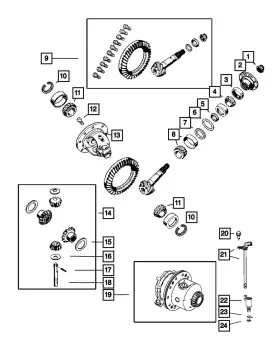 52111267AA MOPAR Drive Pinion Bearing Shim