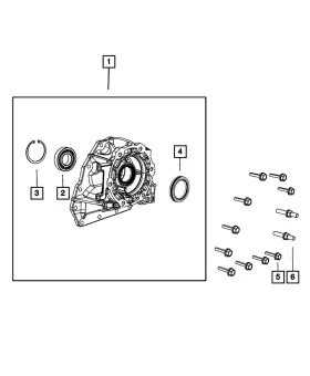 52119916AA MOPAR Adapter Snap Ring 4WD