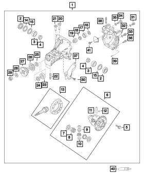 68316457AA MOPAR Thrust Differential Gear Washer