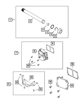68394146AA MOPAR Bolt Kit