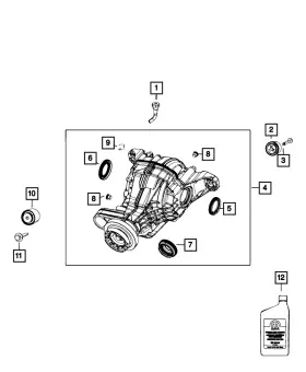 68504043AB MOPAR Rear Axle Differential