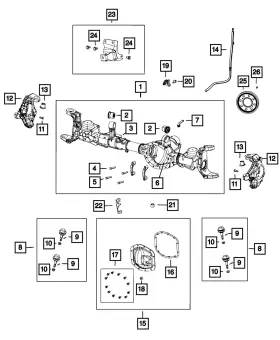 68534433AA MOPAR Axle Housing