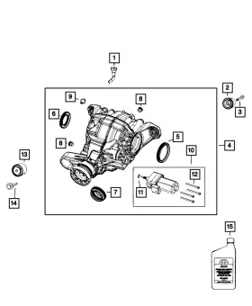 68546936AA MOPAR Axle Motor Kit