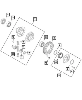 68570987AA MOPAR Differential Gear 1500