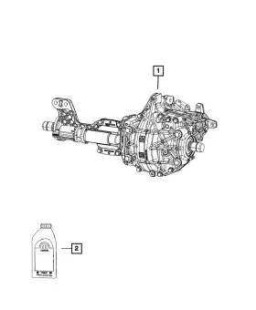 68742375AA MOPAR Front Axle