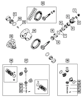 698413 MOPAR Bearing Inner Cup Rear