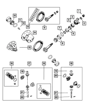83503069 MOPAR Differential Shaft