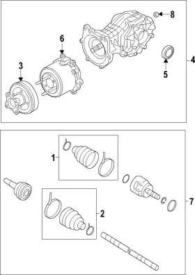 38300-6SB3B NISSAN Differential
