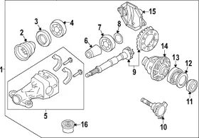 38301-EL45B NISSAN Differential