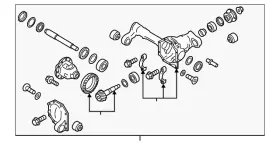 38500-5ZW1A NISSAN Differential