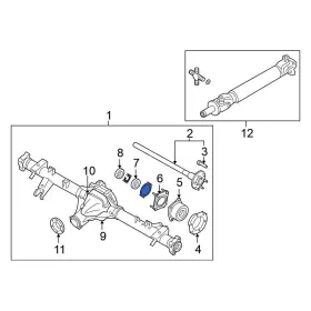 43003EA012 NISSAN OE Rear Differential Frontier