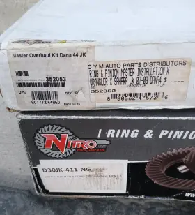 D30JK-411-NG NITRO Ring Pinion Gear Set Jk Dana Jeep Wrangler