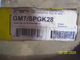 7GMSGK28 PRECISION GEAR Spline Kit Gm