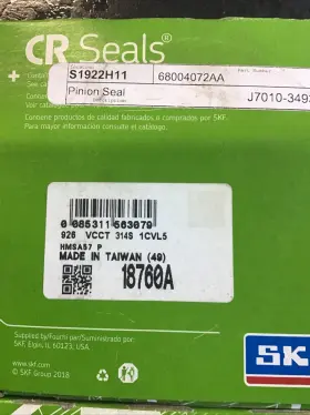 18760A SKF Differential Pinion Seal