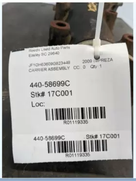 440-58699C SUBARU Carrier Rear Cylinder Manual Transmission #2