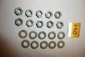 00021-90910 TOYOTA Differential Mount Nuts Washers X10 #2