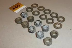 00021-90910 TOYOTA Differential Mount Nuts Washers X10 #3