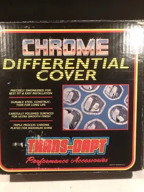 9293 TRANS DAPT Differential Cover Triple Process Shine Steel