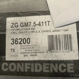 GM7.5-411T USA STANDARD GEAR Ring Pinion Front Rear Zg Chevy