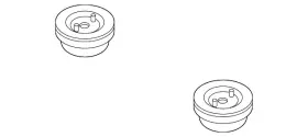 1K0-599-437-A VOLKSWAGEN Differential Rear Mount