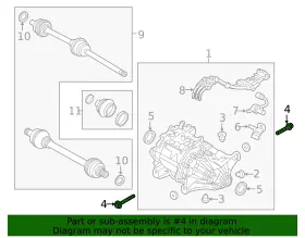 30640886 VOLVO Mount Bolt #2