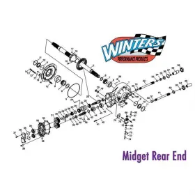 4417 WINTERS Performance Midget Spline Qc Gear Set #2