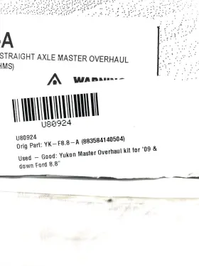 YK-F8.8-A YUKON GEAR Master Down Differential Kit Ford #2