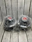 4pc Ford M Chrome Wheel Hub Center Caps Red Emblems. Fixed Price $46.16.