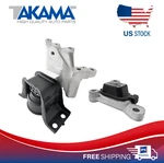 2pcs Right Engine Mounts & Left Transmission Mount For 11-17 Nissan Juke Fwd Cvt. Fixed Price $79.05.