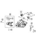 Genuine Mopar Rear Differential Isolator 68496102ac. Fixed Price $54.05.