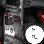 Carbon Fiber Car Console Gear Shift Panel Trim For Corvette C7 2014-19. Fixed Price $36.99.