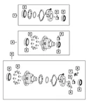 Genuine Mopar Differential Side Bearing Kit 68401159aa. Fixed Price $101.64.