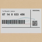 Genuine Bmw 07148833456 -. Fixed Price $43.54.