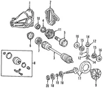 Genuine Mercedes-benz Differential Carrier Bearing 230-350-02-49. Fixed Price $81.60.