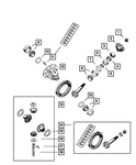 Genuine Mopar Pinion Shim Package 5015875aa. Fixed Price $54.54.