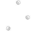 Genuine Volkswagen Mount Bushing 7l6-525-337. Fixed Price $74.92.