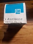 Gm#2279002 1947-1964 Chevy Truck 2-speed Rear Axle Electric Shift Motor Switch. Fixed Price $75.00.