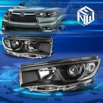 For 14-16 Toyota Highlander Projector Black Headlights Clear Corner Signal Lamps. Fixed Price $252.38.