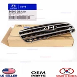 Genuine Front Radiator Grille Oem Hyundai Santa Fe 2010-2012 865602baa0. Fixed Price $259.95.