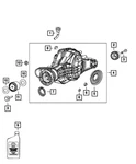Genuine Mopar Rear Axle Differential 68378940ab. Fixed Price $2141.39.
