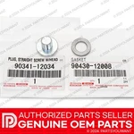 Genuine Toyota Oem Atm Oil Drain Plug Bolt 90341-12034 + Gasket 90430-12008 New. Fixed Price $13.99.