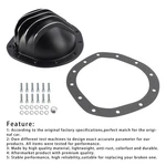 12 Bolt Black Aluminum Differential Rear End Cover Fits Gm Chevy C10 8.75"truck. Fixed Price $93.31.