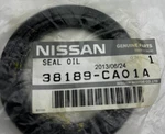 Genuine Nissan 38189-ca01a Seal Oil Gasket--free Shipping--. Fixed Price $15.92.